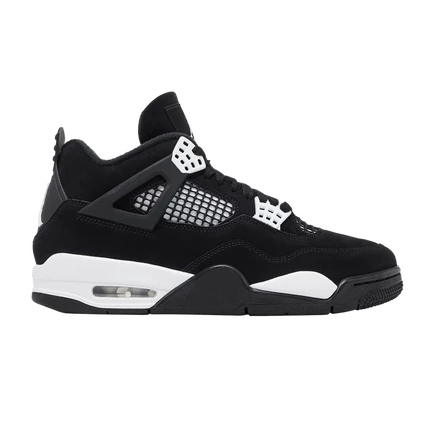 Мужские кроссовки Air Jordan 4 Retro White Thunder, белые