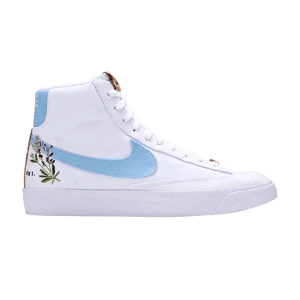 Мужские кроссовки Nike Blazer Mid '77 Indigo, белые