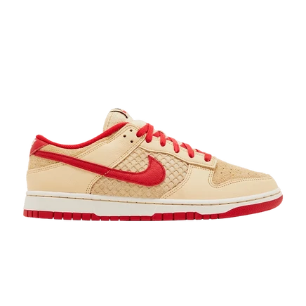 Кроссовки Nike Dunk Low Strawberry Waffle, бежевые