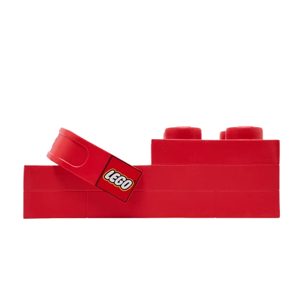 Клоги Crocs Lego Brick, ярко-красные