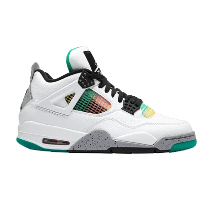 Женские кроссовки Air Jordan 4 Retro «Rasta», белые