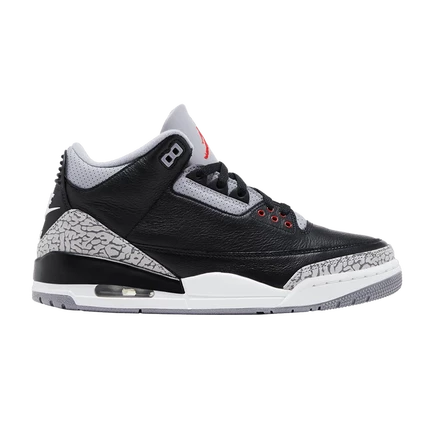 Мужские кроссовки Air Jordan 3 OG Black Cement, черные