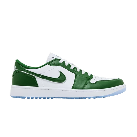 Air Jordan 1 Низкий Гольф с шипами 'Forest Green' зеленого цвета