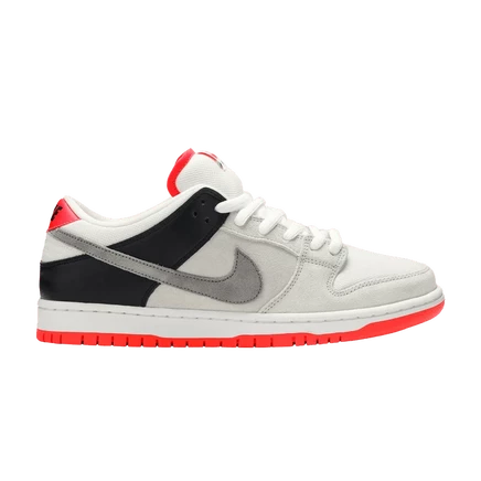 Кроссовки Nike Dunk Low SB «AM90 Infrared», белые