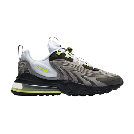 Кроссовки Nike Air Max 270 React ENG «Neon 95», серые