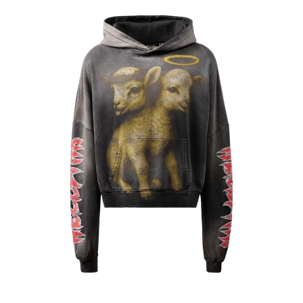 Худи Hellstar Lamb, черная