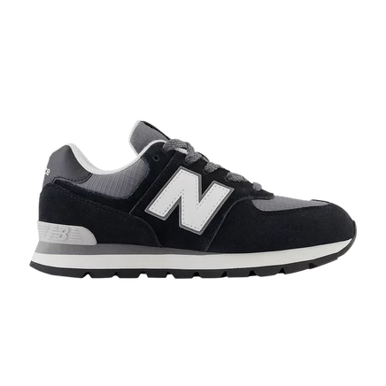 Детские кроссовки New Balance 574 Big Kid, черно-белые