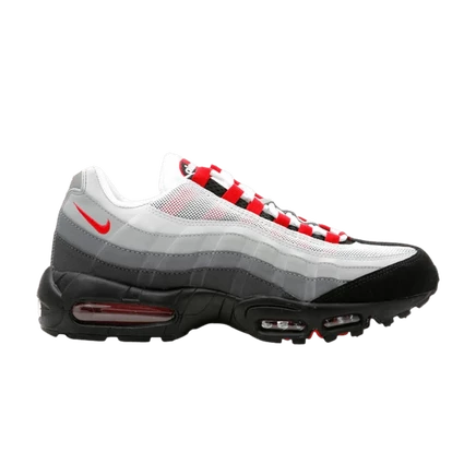 Кроссовки Nike Air Max 95 2009, бело-красно-серые