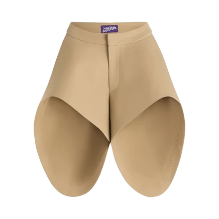 Женские шорты Jean Paul Gaultier Floating, бежевые
