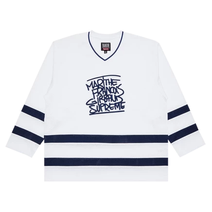 Хоккейный джерси Supreme x Martithé Girbaud, белый