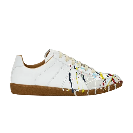 Кроссовки Maison Margiela «Paint Splatter - White», белые