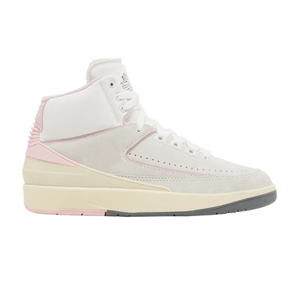 Женские кроссовки Air Jordan 2 Retro «Soft Pink», белые