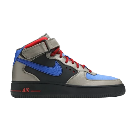 Мужские кроссовки Nike Air Force Mid Supreme WP, средней высоты, влагозащитные, синие