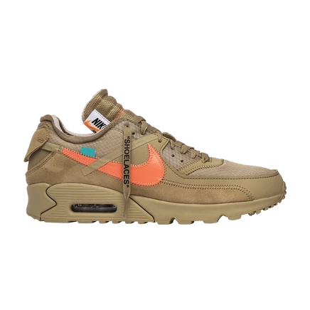 Кроссовки Nike x Off-White Air Max 90 «Desert Ore», песочные