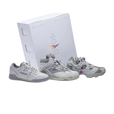 Кроссовки Reebok InstaPump Fury 94 PlayStation 30th, серые