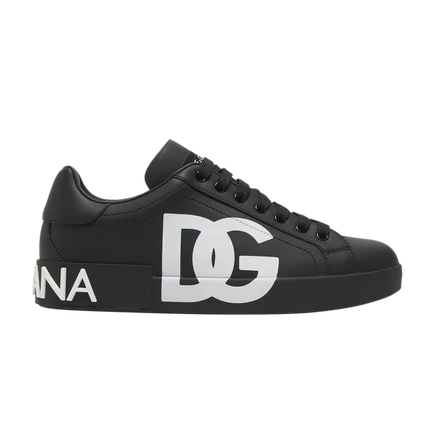 Кроссовки Dolce & Gabbana Portofino Low, черно-белые
