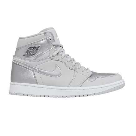 Мужские кроссовки Air Jordan 1 Retro High OG CO.JP Tokyo, серебристые