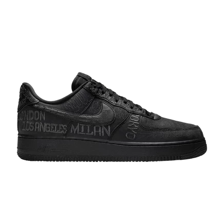Мужские кроссовки Nike Air Force 1 Low World Tour, черные