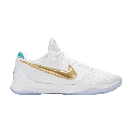 Кроссовки Undefeated x Nike Zoom Kobe 5 Protro «Unlucky 13», белые