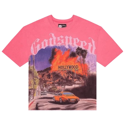 Футболка Godspeed Los Scandalous «Pink Wash», розовая