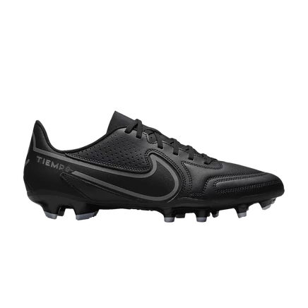 Футбольные бутсы Nike Tiempo Legend 9 Club MG, черно‑серые