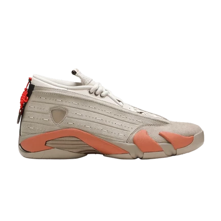 Кроссовки Air Jordan 14 Retro Low CLOT, терракотовые