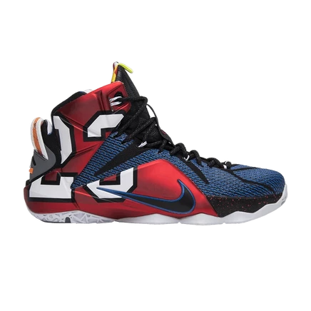 Кроссовки Nike LeBron 12 SE «What The», разноцветные