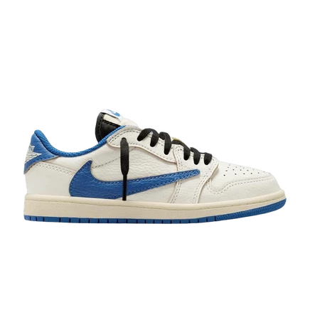 Детские кроссовки Air Jordan 1 Low PS, кремовые