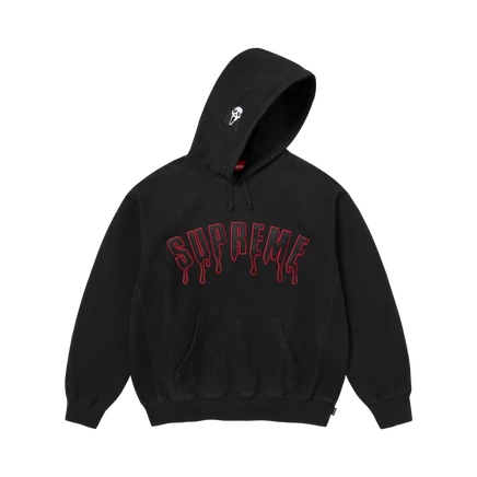 Толстовка с капюшоном Supreme Ghostface Arc 'Black' черный