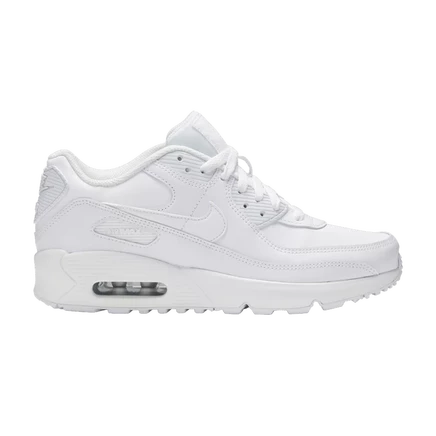 Детские кроссовки Nike Air Max 90 Leather GS, белые
