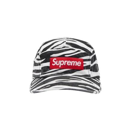 Унисекс кепка Supreme Washed Chino Twill Camp, зебра