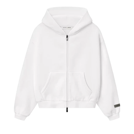 Детская худи Fear of God Essentials на молнии, белая