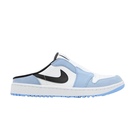 Мужские кроссовки-мюли Air Jordan 1 Mule Golf, голубые