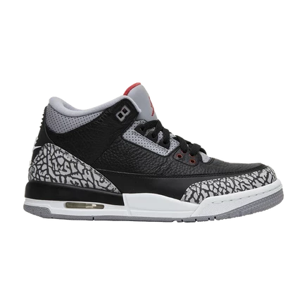 Air Jordan 3 Retro OG BG 'Black Cement' 2018 черный