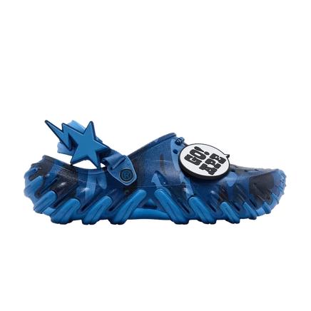 Мужские сабо Crocs BAPE Echo RO Clog, синий камуфляж