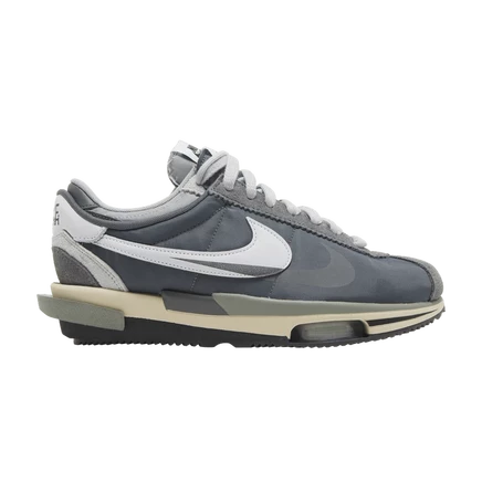 Мужские кроссовки sacai x Nike Zoom Cortez, серые