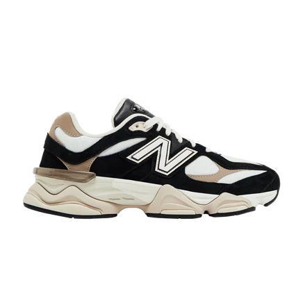 Кроссовки New Balance 9060, черный/бежевый/белый
