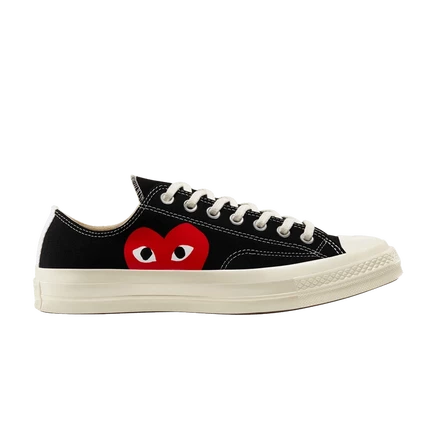 Кеды Converse Chuck 70 Low Comme des Garçons PLAY, черные