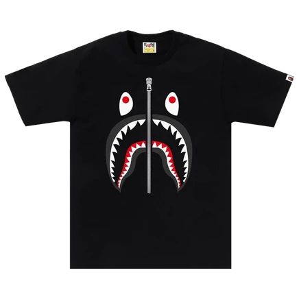 Футболка Bape Shark, черная