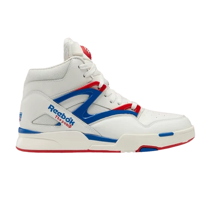 Кроссовки Reebok Pump Omni Zone 2 'Chalk Vector Blue' 2022 белого цвета