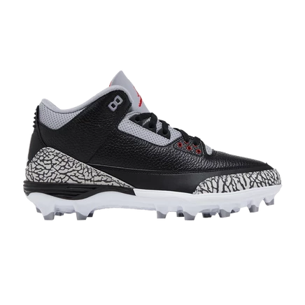 Футбольные бутсы Air Jordan 3 Retro TD, черные