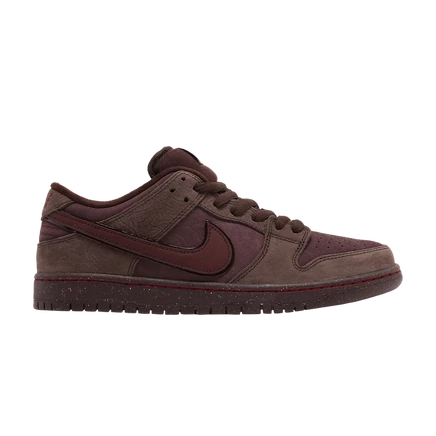Кроссовки Nike Dunk Low Premium SB Burgundy Crush, бордовые