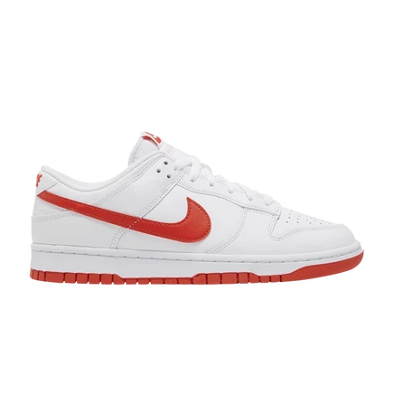 Кроссовки Nike Dunk Low «Picante Red», белые