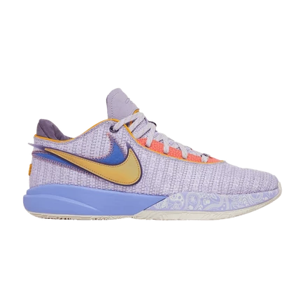 Кроссовки Nike LeBron 20 Purple And Gold, фиолетовые