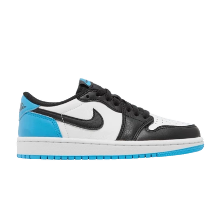 Женские кроссовки Air Jordan 1 Retro Low OG «UNC», голубые