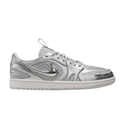 Женские кроссовки Air Jordan 1 Low Method V3, серебристые