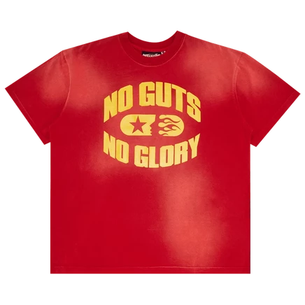 Футболка Hellstar «No Guts No Glory», красная
