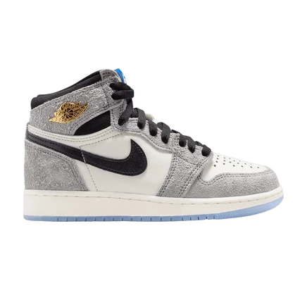 Детские кроссовки Air Jordan 1 High OG All-Star, серые