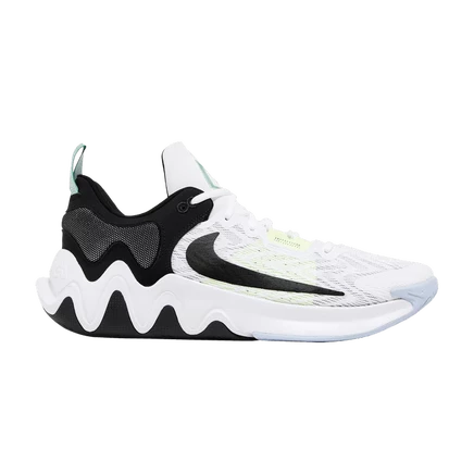 Мужские кроссовки Nike Giannis Immortality 2, белые/черные/желто‑зеленые