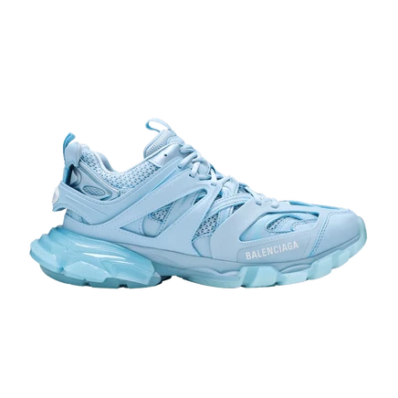Кроссовки Balenciaga Track Clear Sole, светло-голубые